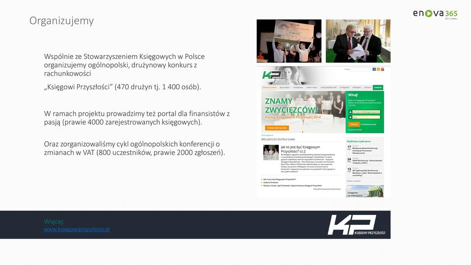 W ramach projektu prowadzimy też portal dla finansistów z pasją (prawie 4000 zarejestrowanych