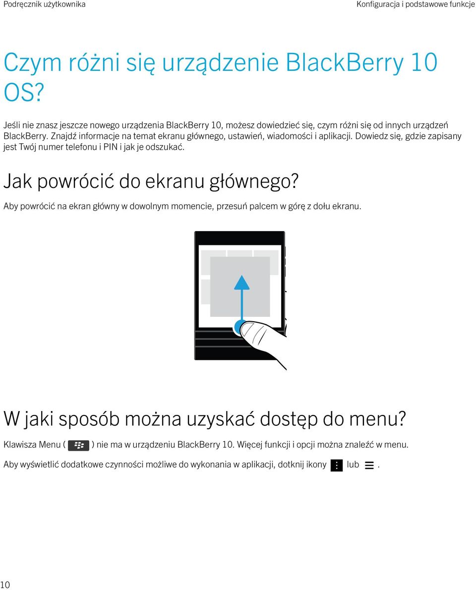 Znajdź informacje na temat ekranu głównego, ustawień, wiadomości i aplikacji. Dowiedz się, gdzie zapisany jest Twój numer telefonu i PIN i jak je odszukać.