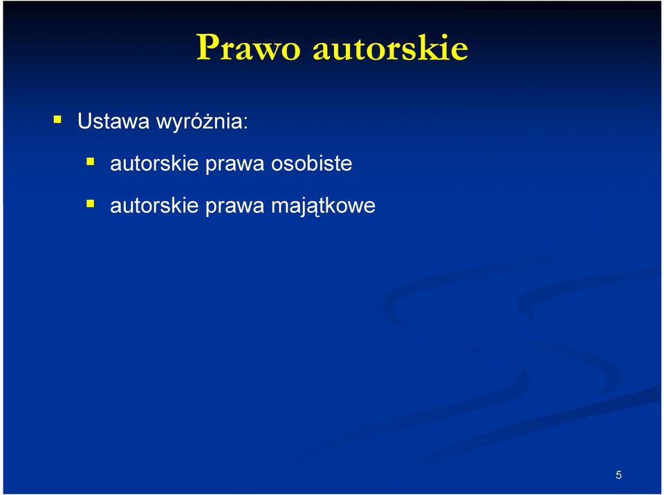 autorskie prawa