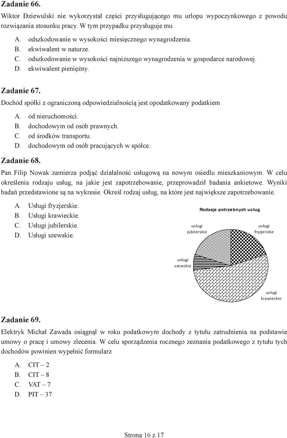 Dochód spó ki z ograniczon odpowiedzialno ci jest opodatkowany podatkiem A. od nieruchomo ci. B. dochodowym od osób prawnych. C. od rodków transportu. D. dochodowym od osób pracuj cych w spó ce.