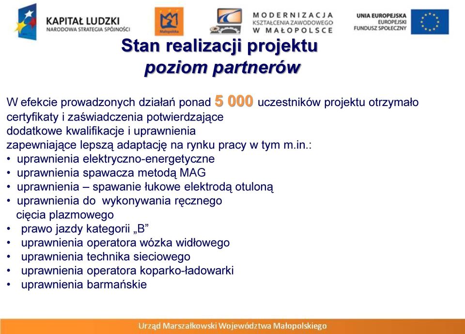 : uprawnienia elektryczno-energetyczne uprawnienia spawacza metodą MAG uprawnienia spawanie łukowe elektrodą otuloną uprawnienia do wykonywania