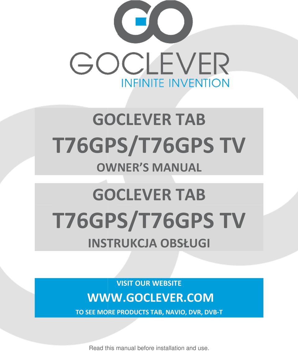 WEBSITE WWW.GOCLEVER.