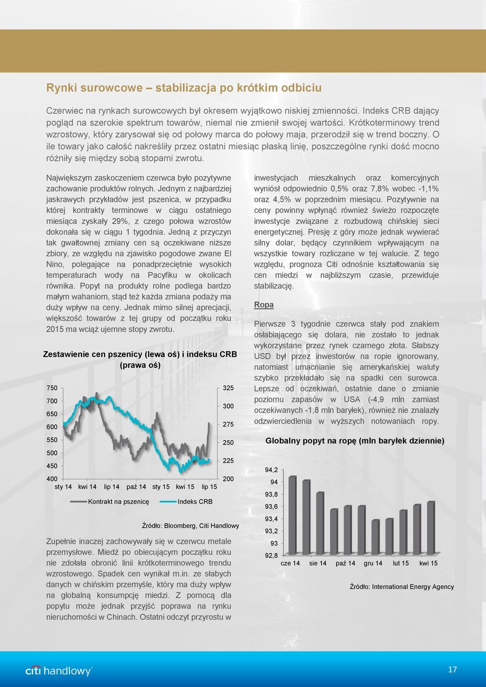 Krótkoterminowy trend wzrostowy, który zarysował się od połowy marca do połowy maja, przerodził się w trend boczny.