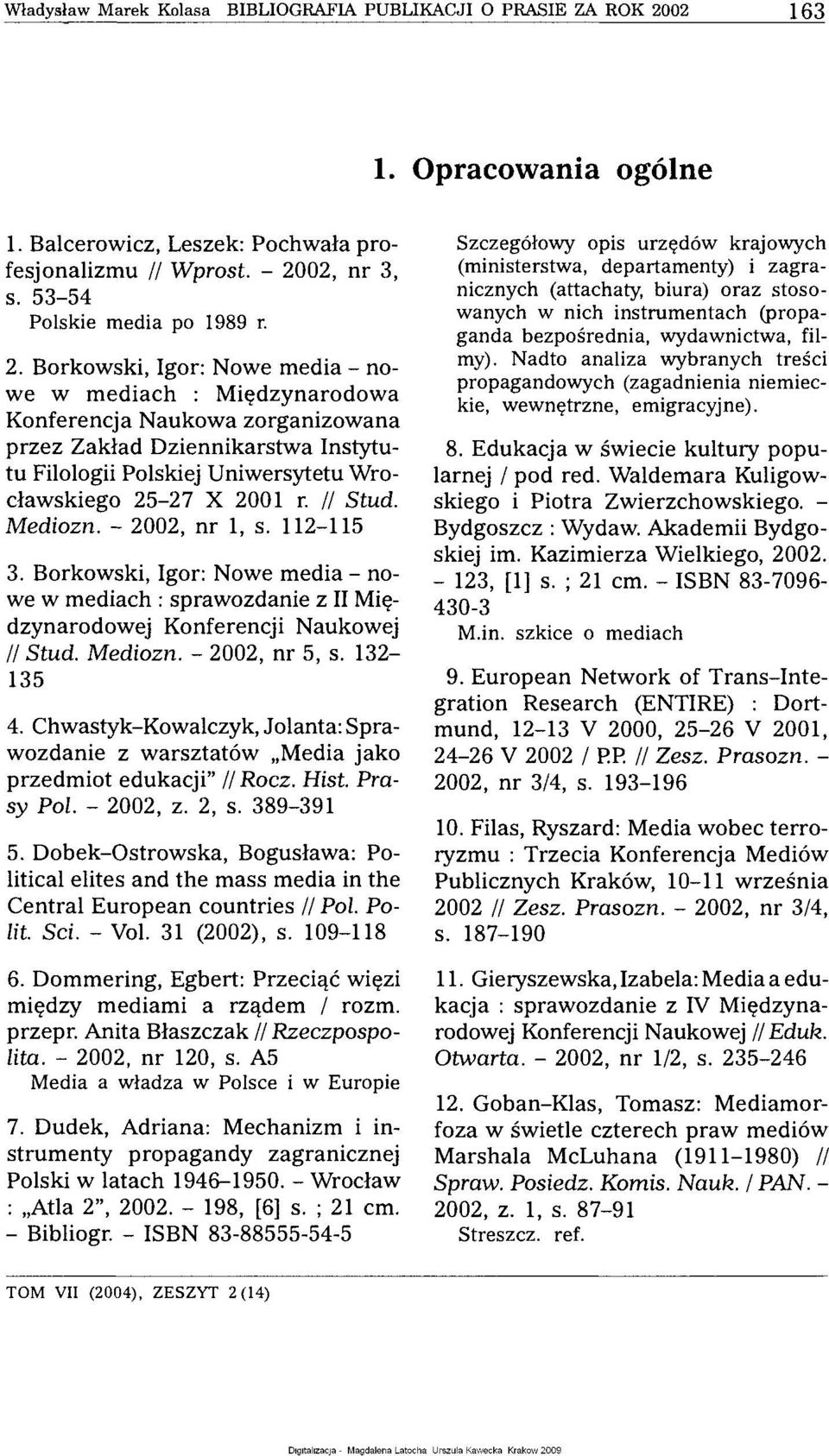 02, nr 3, s. 53-54 Polskie media po 1989 r. 2.