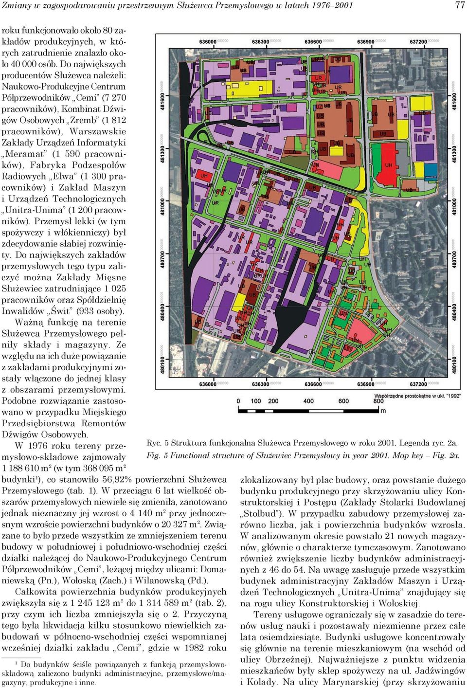 Urządzeń Informatyki Meramat (1 590 pracowników), Fabryka Podzespołów Radiowych Elwa (1 300 pracowników) i Zakład Maszyn i Urządzeń Technologicznych Unitra-Unima (1 200 pracowników).