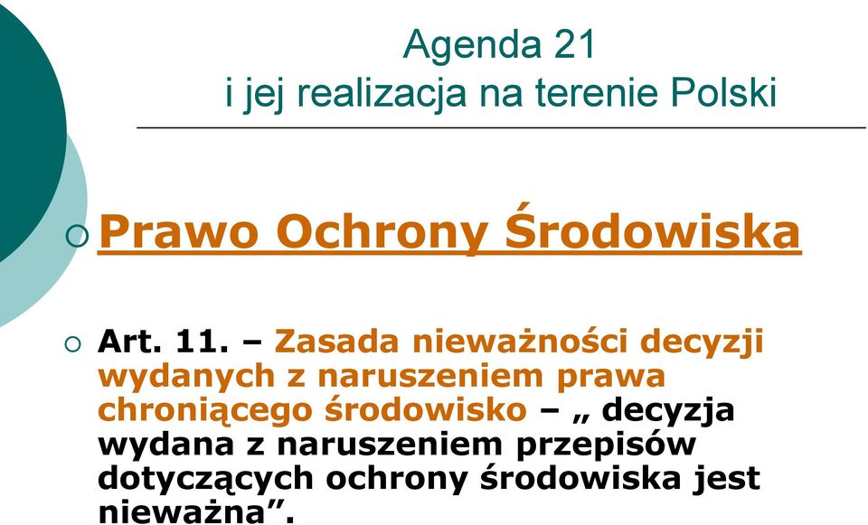 Zasada nieważności decyzji wydanych z naruszeniem prawa