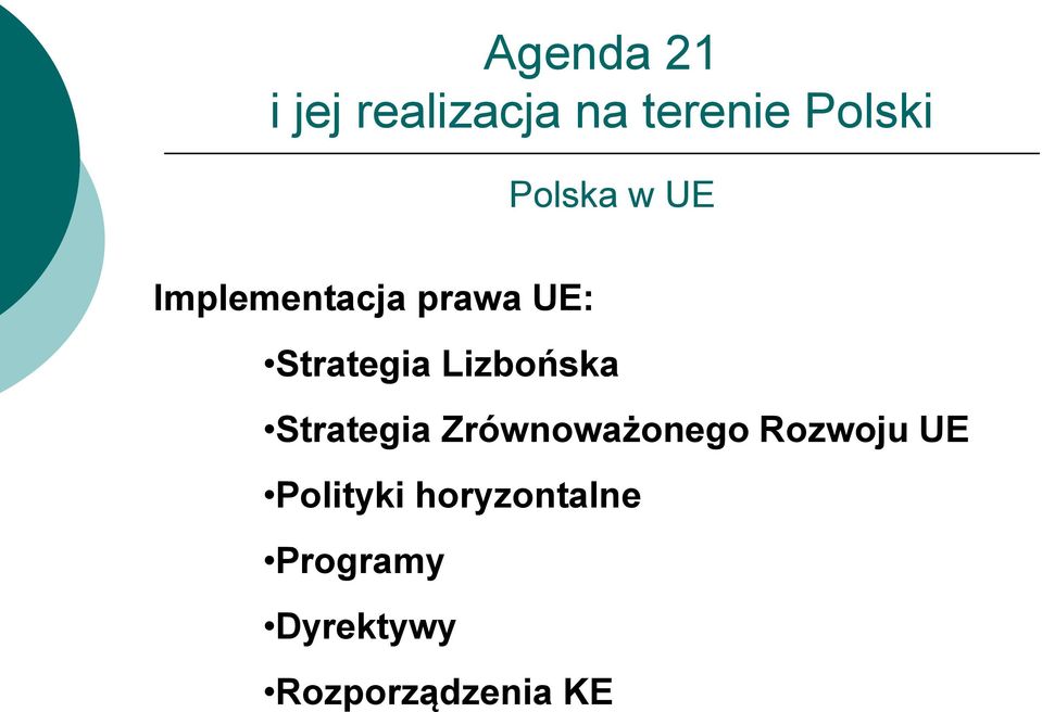 Strategia Zrównoważonego Rozwoju UE Polityki