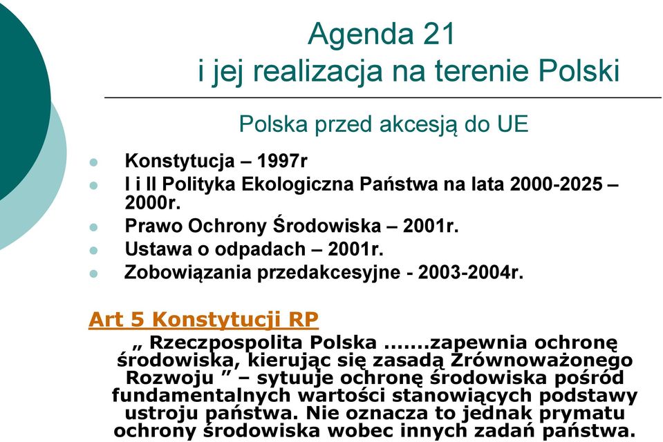 Art 5 Konstytucji RP Rzeczpospolita Polska.