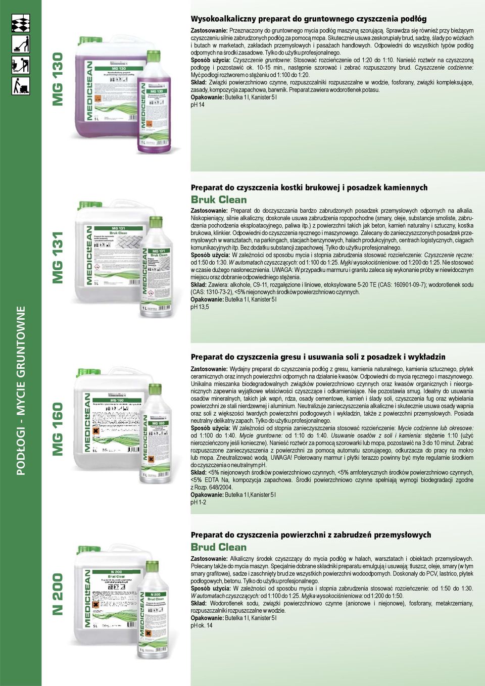 Skutecznie usuwa zeskorupiały brud, sadzę, ślady po wózkach i butach w marketach, zakładach przemysłowych i pasażach handlowych. Odpowiedni do wszystkich typów podłóg odpornych na środki zasadowe.
