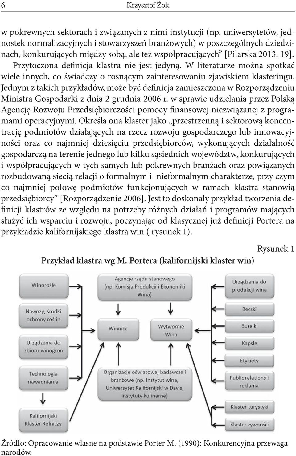 Przytoczona definicja klastra nie jest jedyną. W literaturze można spotkać wiele innych, co świadczy o rosnącym zainteresowaniu zjawiskiem klasteringu.