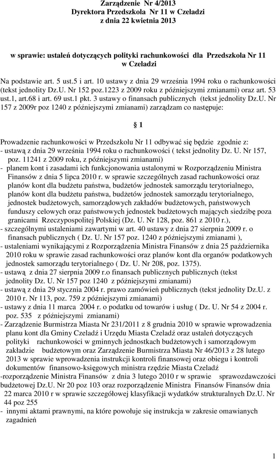 3 ustawy o finansach publicznych (tekst jednolity Dz.U.