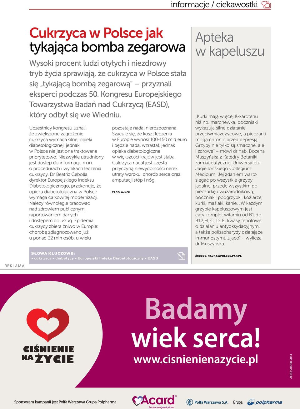 Uczestnicy kongresu uznali, że zwiększone zagrożenie cukrzycą wymaga silnej opieki diabetologicznej, jednak w Polsce nie jest ona traktowana priorytetowo.