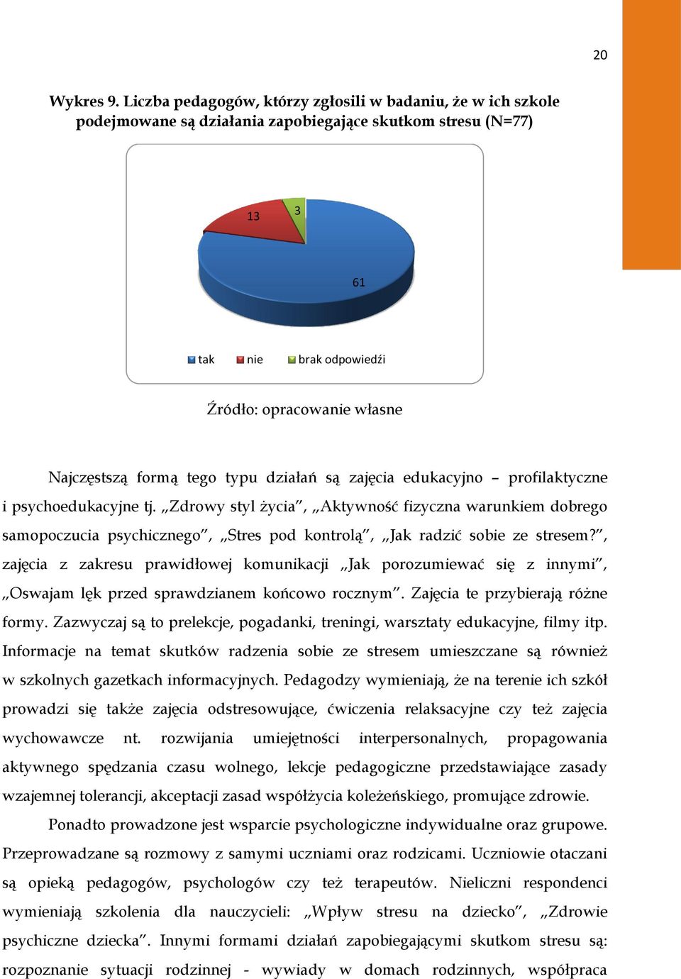 tego typu działań są zajęcia edukacyjno profilaktyczne i psychoedukacyjne tj.