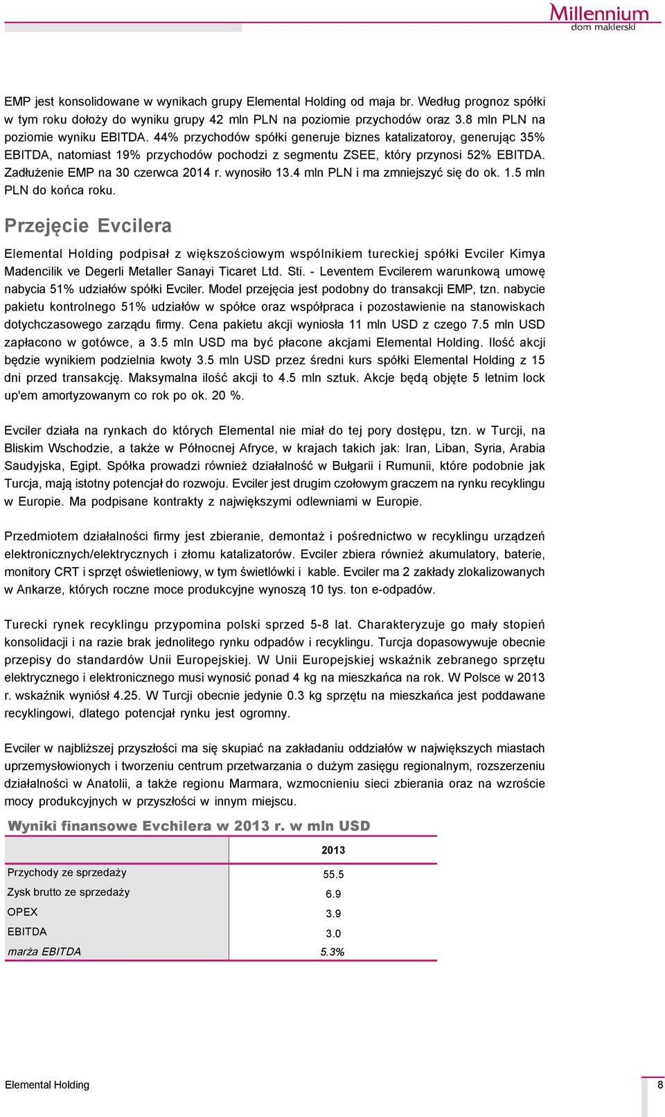 wynosiło 13.4 mln PLN i ma zmniejszyć się do ok. 1.5 mln PLN do końca roku.