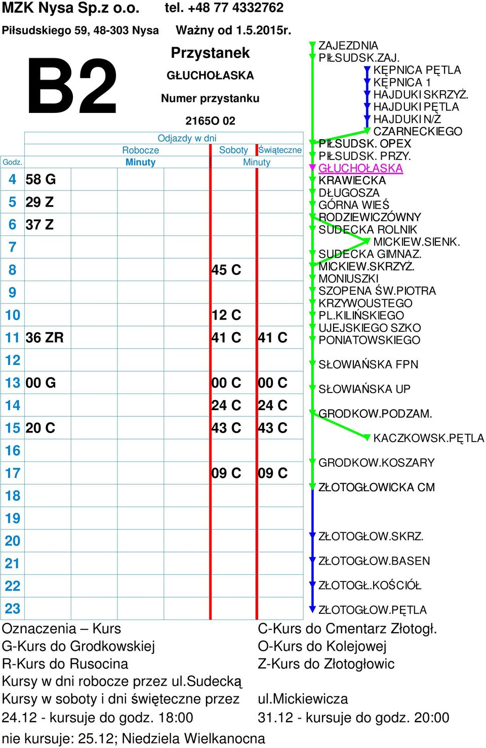 2O 02 C C 1 C 00 C 2 C 3 C 0 C 2. - kursuje do godz.