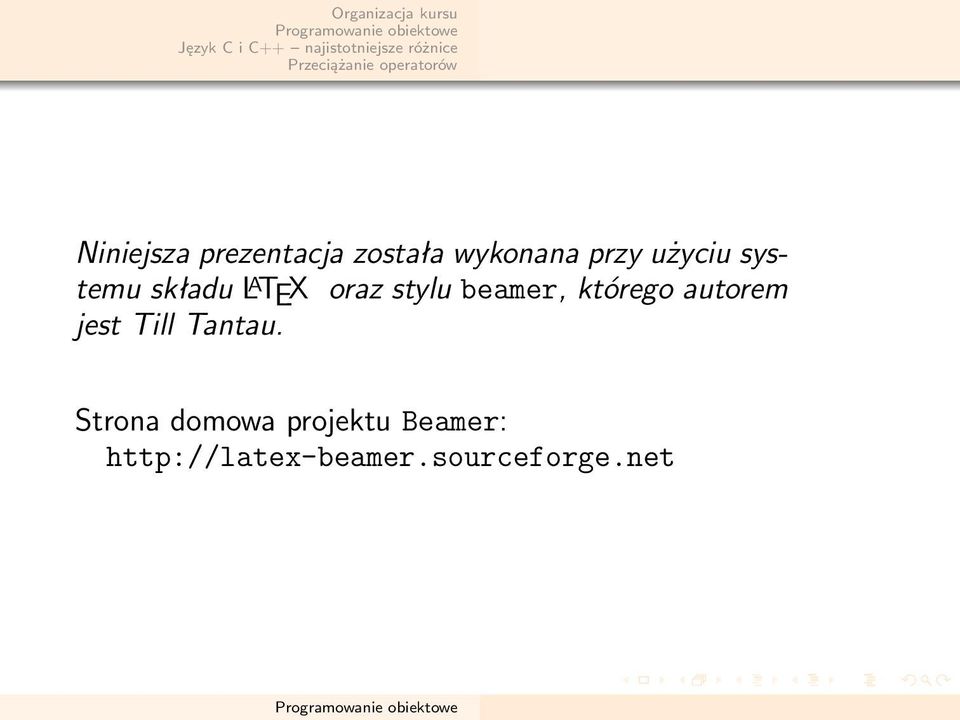 którego autorem jest Till Tantau.