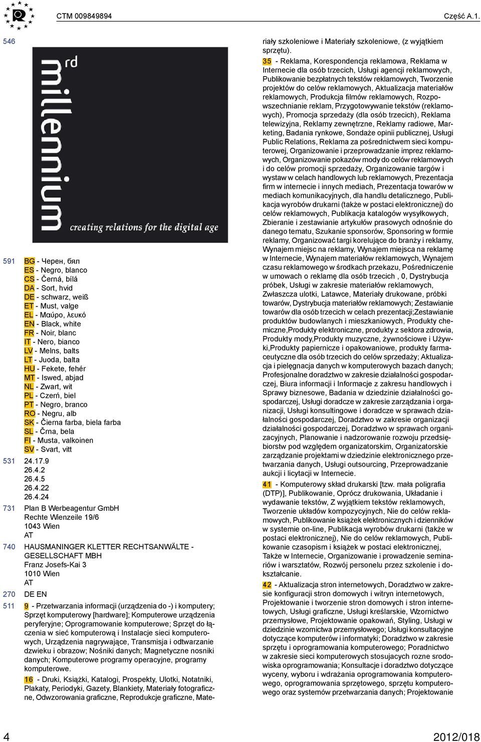 balts LT - Juoda, balta HU - Fekete, fehér MT - Iswed, abjad NL - Zwart, wit PL - Czerń, biel PT - Negro, branco RO - Negru, alb SK - Čierna farba, biela farba SL - Črna, bela FI - Musta, valkoinen