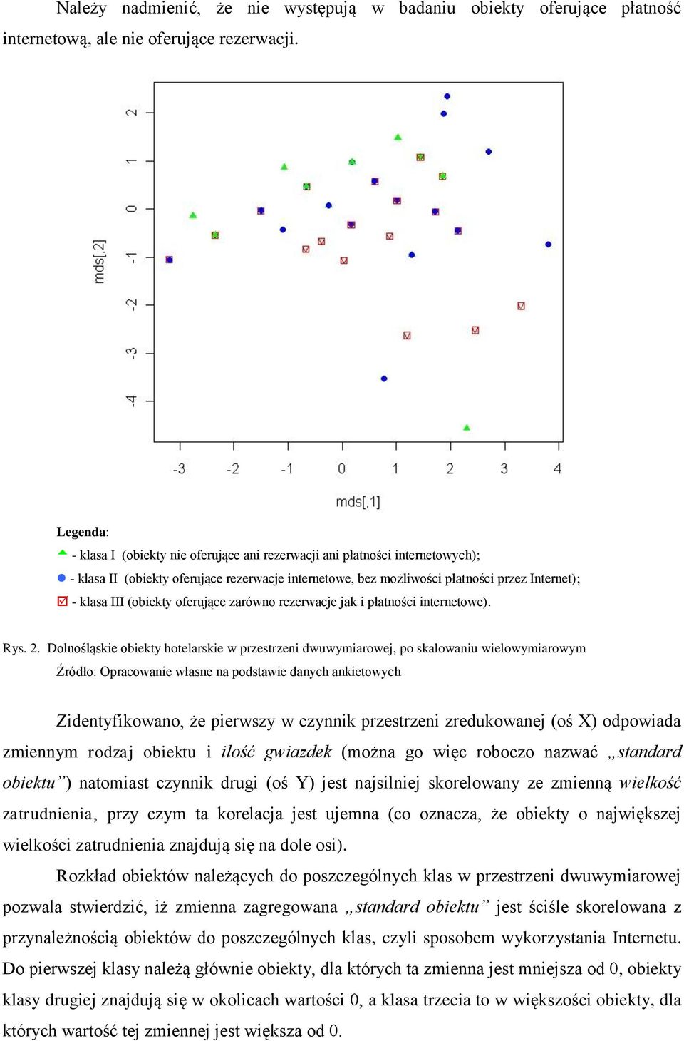 (obiekty oferujące zarówno rezerwacje jak i płatności internetowe). Rys. 2.