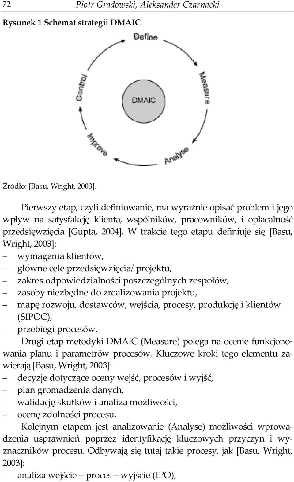 W trakcie tego etapu definiuje się [Basu, Wright, 2003]: wymagania klientów, główne cele przedsięwzięcia/ projektu, zakres odpowiedzialności poszczególnych zespołów, zasoby niezbędne do zrealizowania