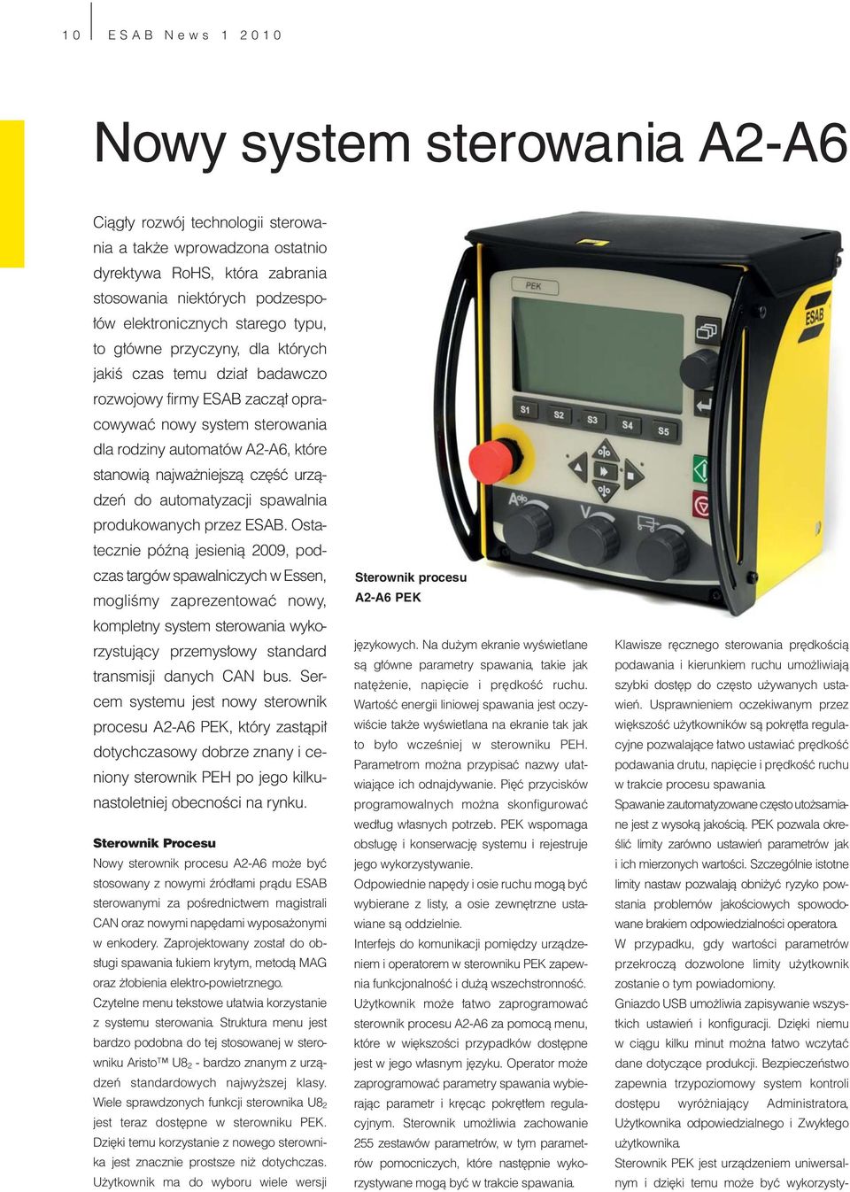 część urządzeń do automatyzacji spawalnia produkowanych przez ESAB.