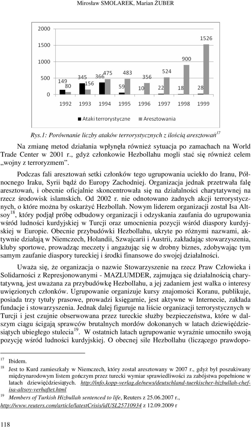 , gdyŝ członkowie Hezbollahu mogli stać się równieŝ celem wojny z terroryzmem.