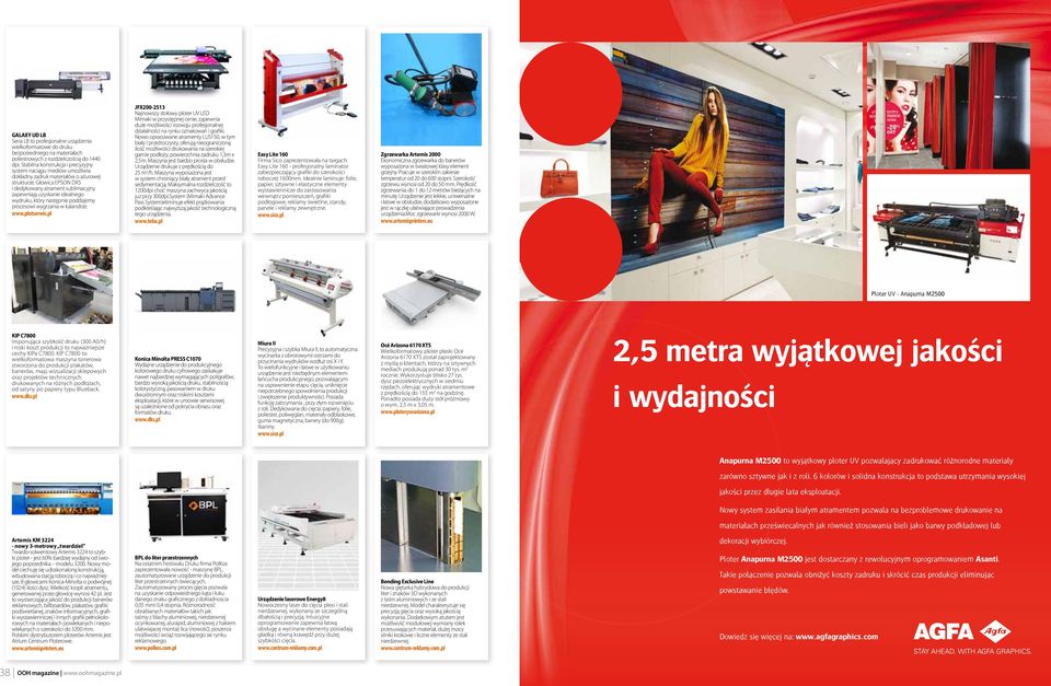 Głowica EPSON DX5 i dedykowany atrament sublimacyjny zapewniają uzyskanie idealnego wydruku, który następnie poddajemy procesowi wygrzania w kalandrze. www.plotserwis.