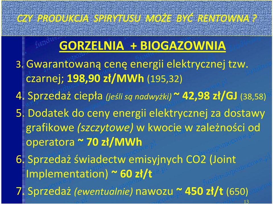 Dodatek do ceny energii elektrycznej za dostawy grafikowe (szczytowe) w kwocie w zależności od operatora