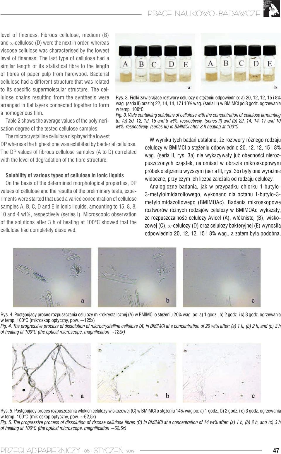 Bacterial cellulose had a different structure that was related to its specific supermolecular structure.