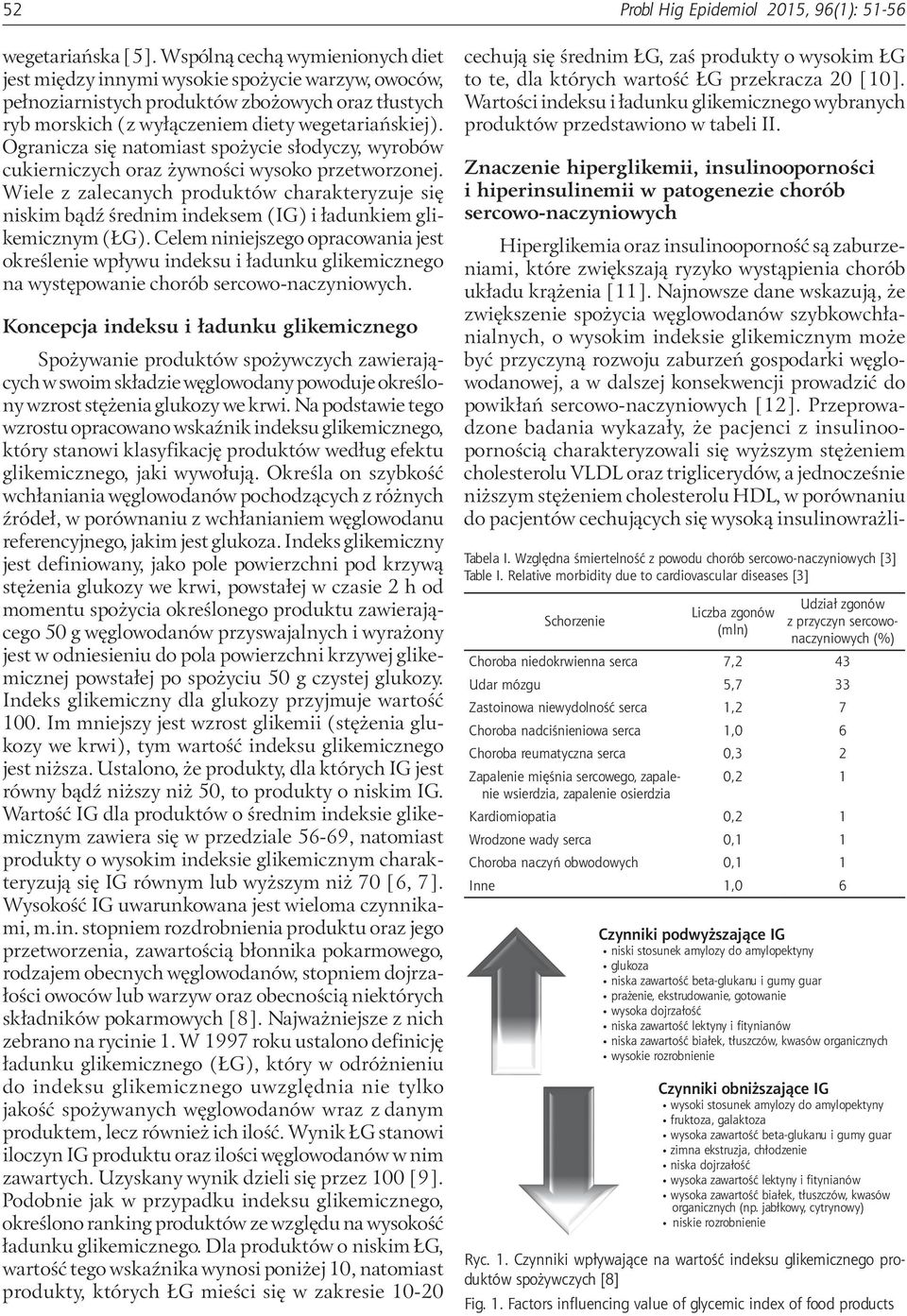 Najnowsze dane wskazują, że zwiększenie spożycia węglowodanów szybkowchłanialnych, o wysokim indeksie glikemicznym może być przyczyną rozwoju zaburzeń gospodarki węglowodanowej, a w dalszej