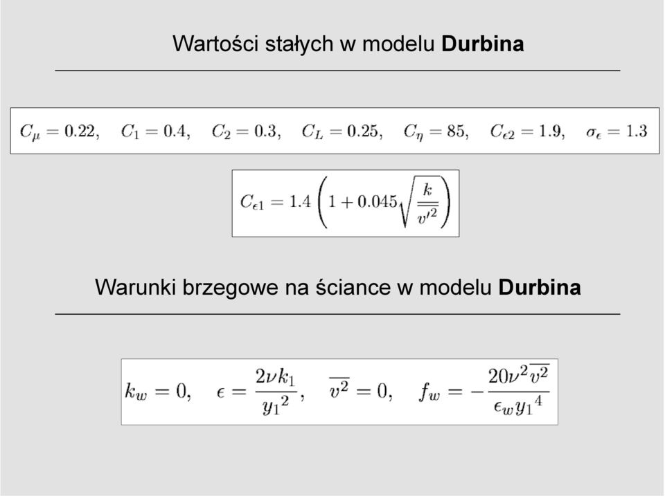 Warunki brzegowe na