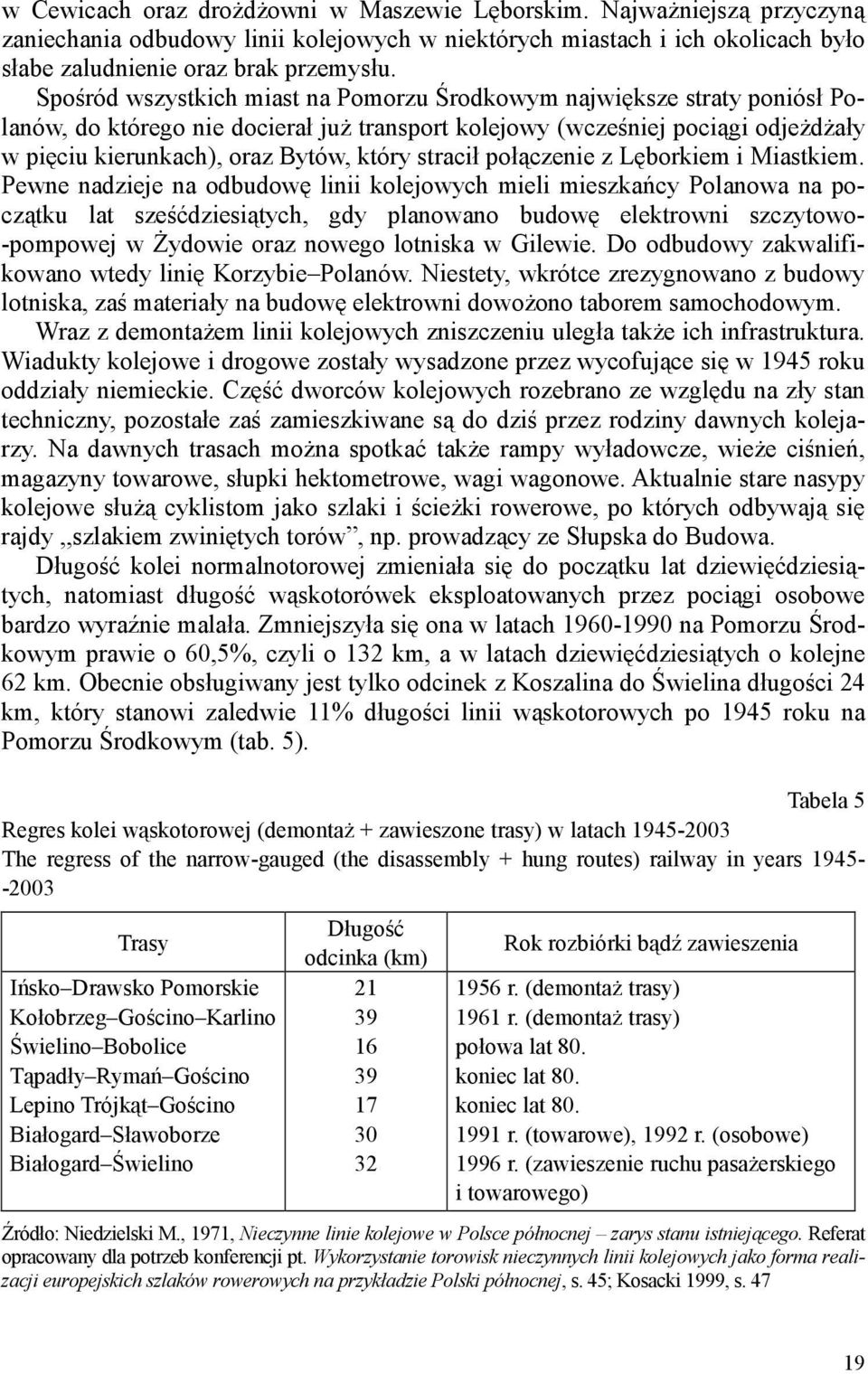 stracił połączenie z Lęborkiem i Miastkiem.