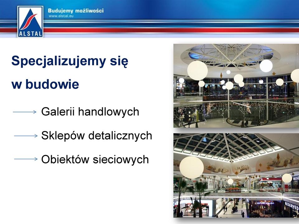 handlowych Sklepów