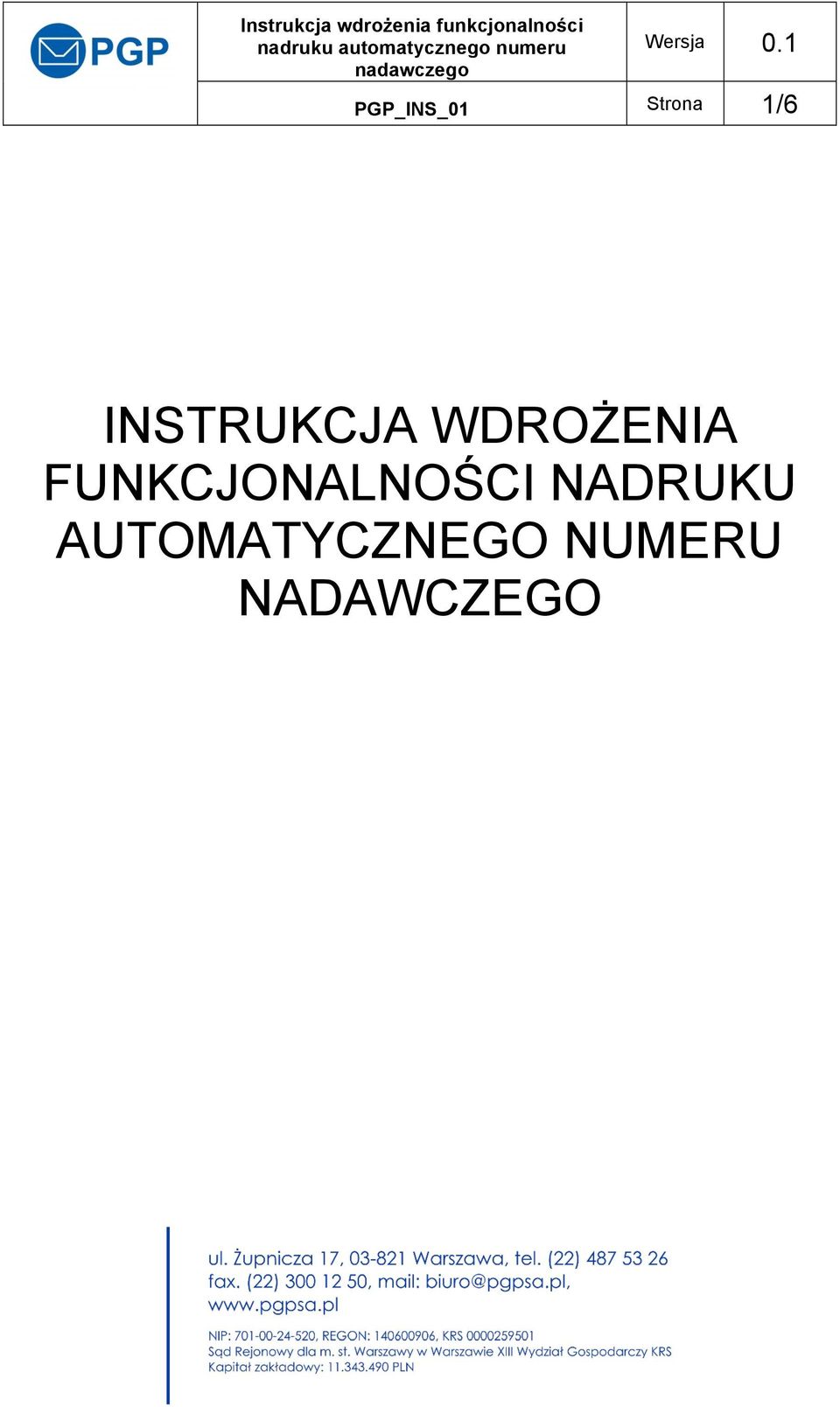 FUNKCJONALNOŚCI NADRUKU