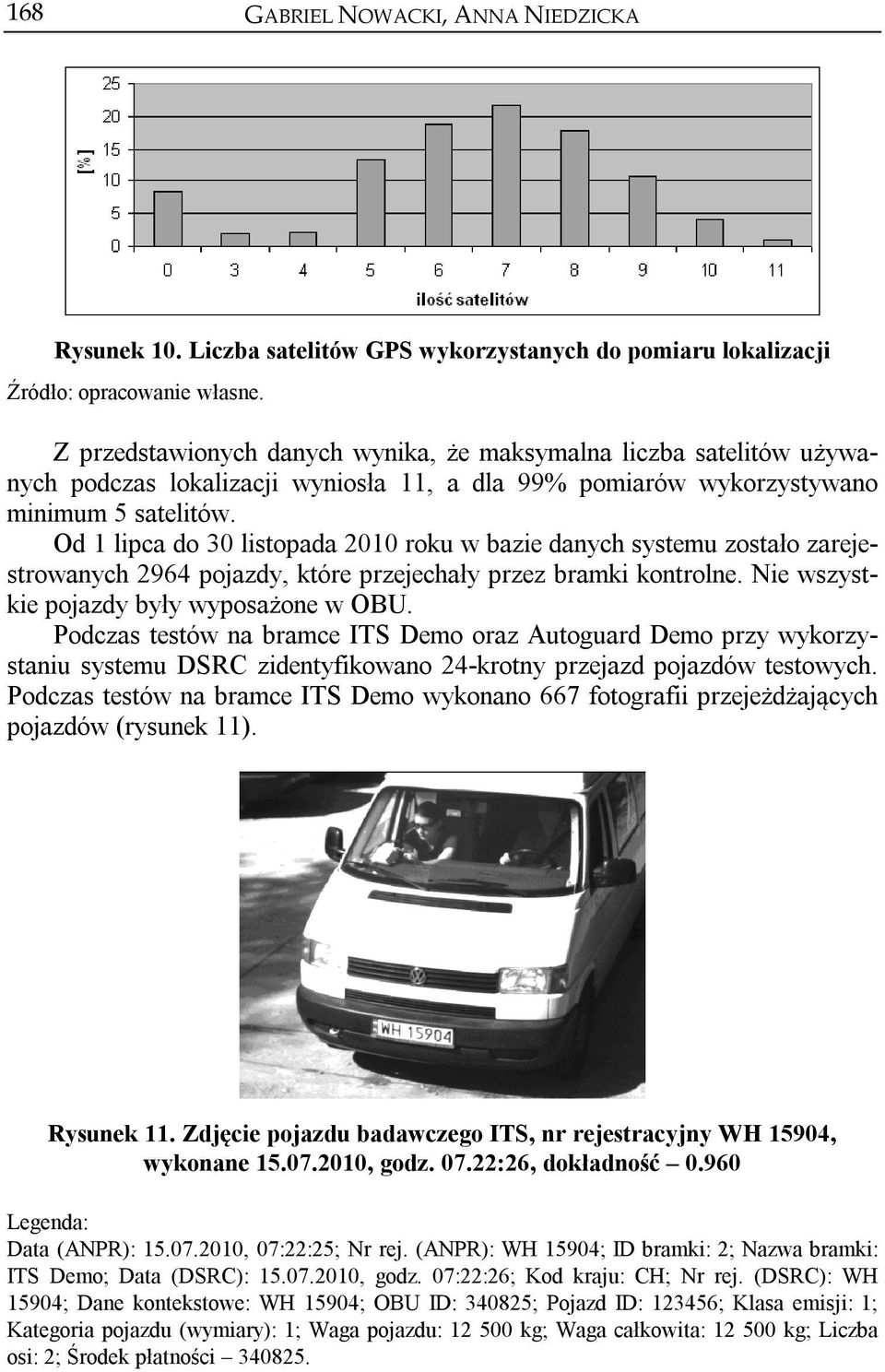 Od 1 lipca do 30 listopada 2010 roku w bazie danych systemu zostało zarejestrowanych 2964 pojazdy, które przejechały przez bramki kontrolne. Nie wszystkie pojazdy były wyposażone w OBU.