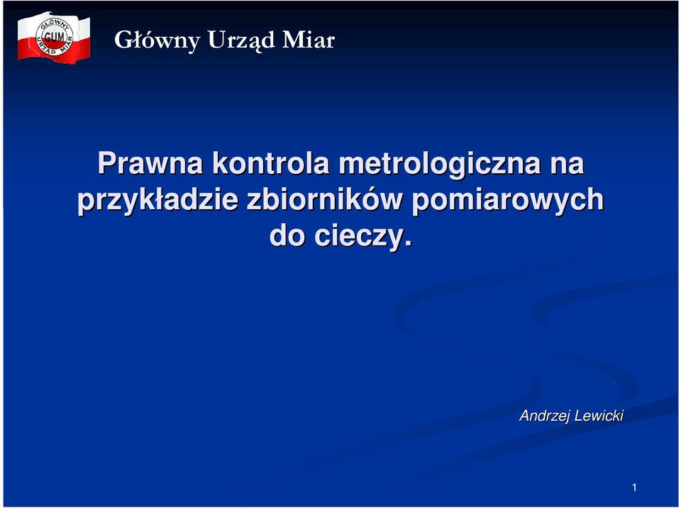 przykładzie zbiorników w