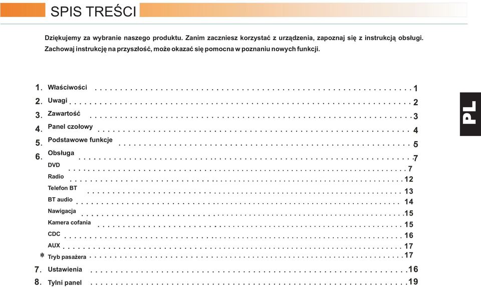 Zachowaj instrukcję na przyszłość, może okazać się pomocna w poznaniu nowych funkcji.