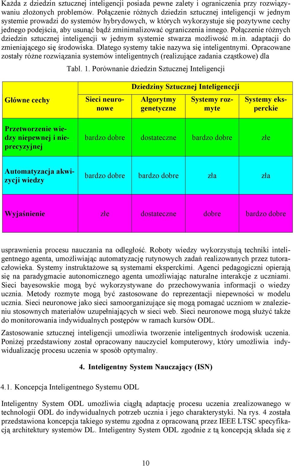 ograniczenia innego. Połączenie różnych dziedzin sztucznej inteligencji w jednym systemie stwarza możliwość m.in. adaptacji do zmieniającego się środowiska.