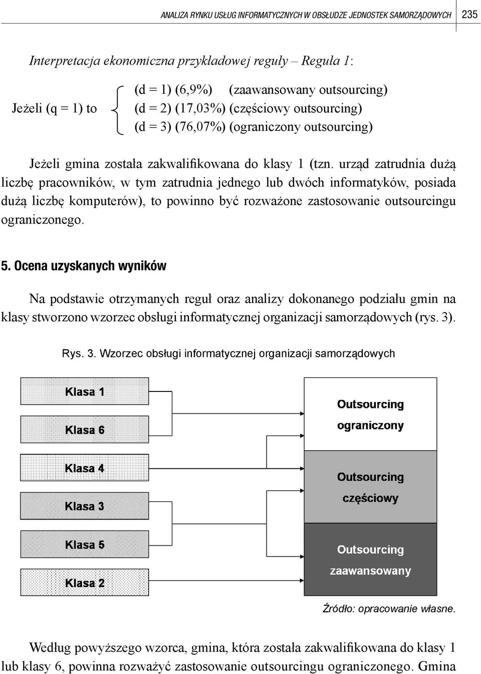 urząd zatrudnia dużą liczbę pracowników, w tym zatrudnia jednego lub dwóch informatyków, posiada dużą liczbę komputerów), to powinno być rozważone zastosowanie outsourcingu ograniczonego. 5.