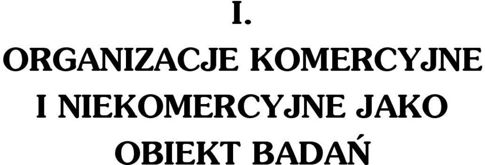 niekomercyjne