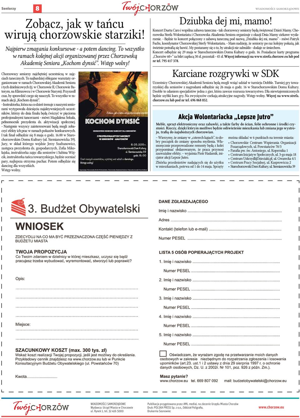 To najbardziej oblegane warsztaty organizowane w ramach Chorzowskiej Akademii Seniora i tych dzielnicowych (tj. w Chorzowie II, Chorzowie Batorym, na Klimzowcu i w Chorzowie Starym).