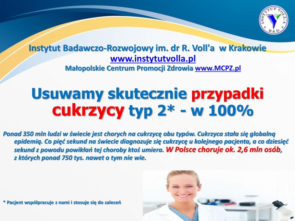 Cukrzyca stała się globalną epidemią.