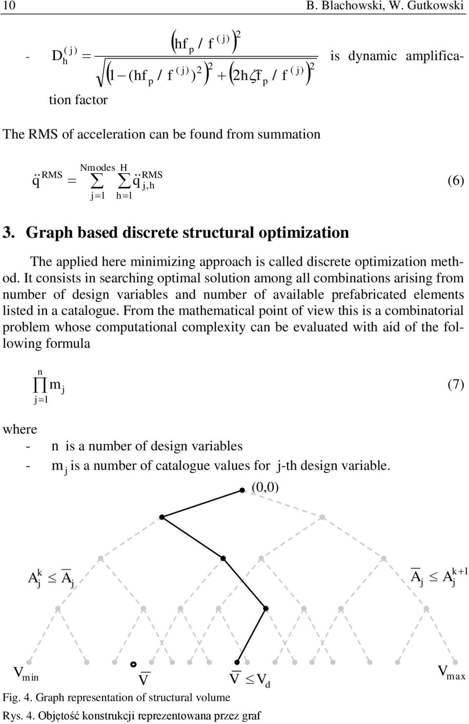 It consists in searching optimal solution among all combinations arising from number of design variables and number of available prefabricated elements listed in a catalogue.