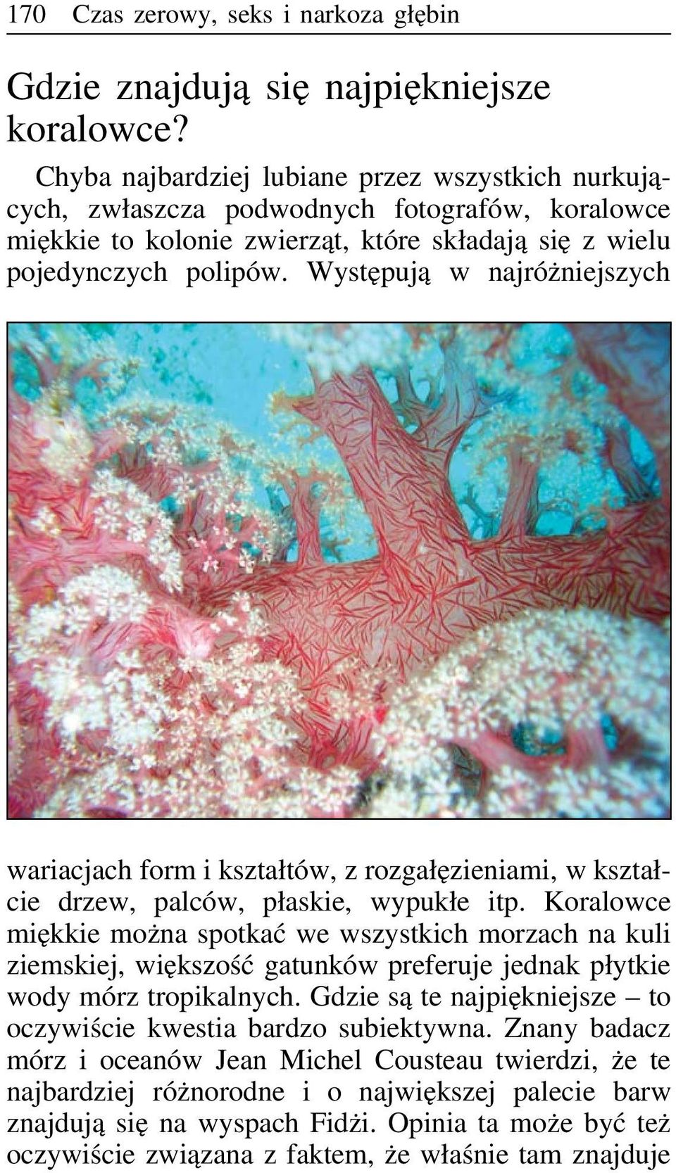 Występują w najróżniejszych wariacjach form i kształtów, z rozgałęzieniami, w kształcie drzew, palców, płaskie, wypukłe itp.