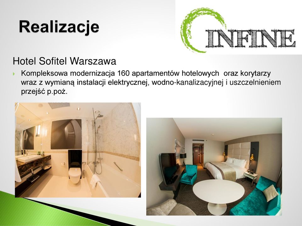 korytarzy wraz z wymianą instalacji