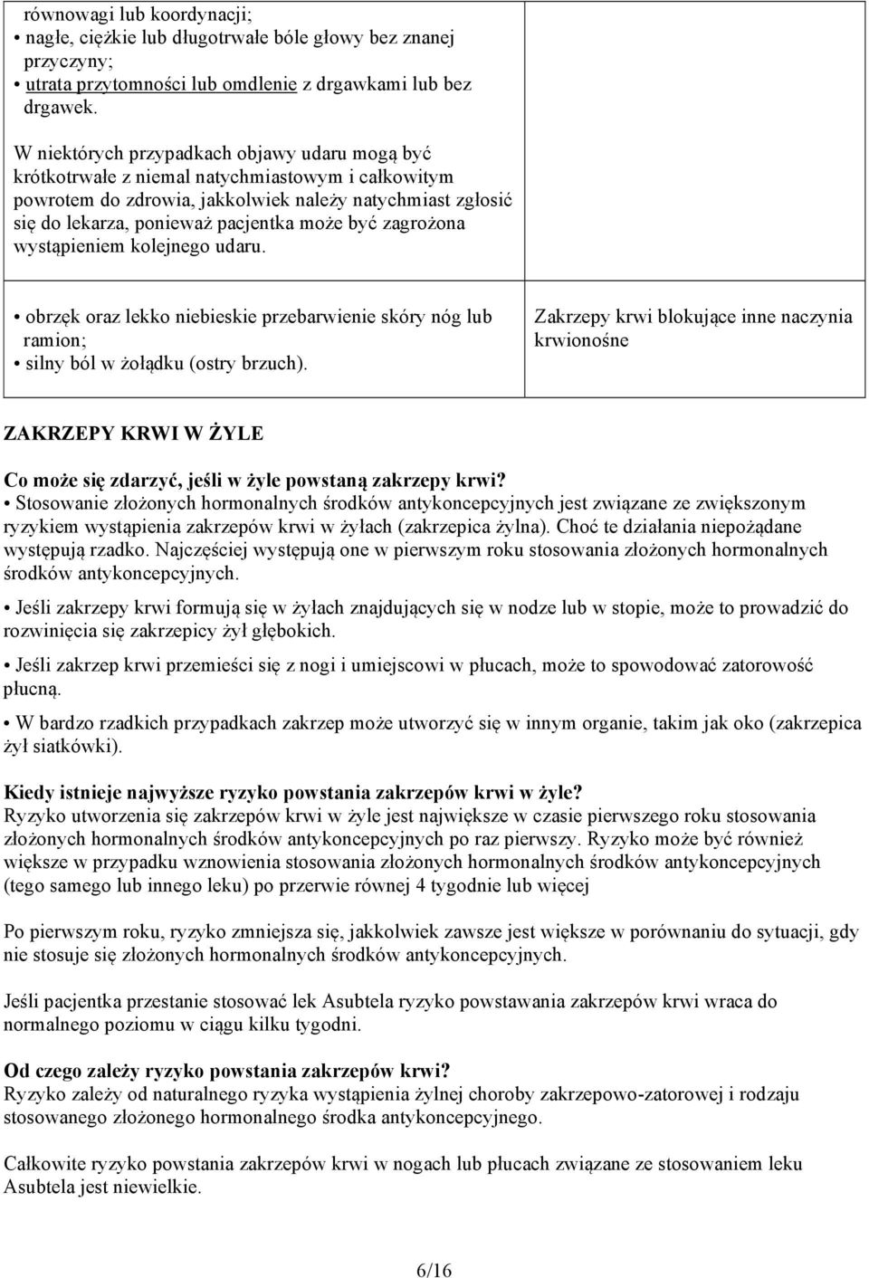 być zagrożona wystąpieniem kolejnego udaru. obrzęk oraz lekko niebieskie przebarwienie skóry nóg lub ramion; silny ból w żołądku (ostry brzuch).