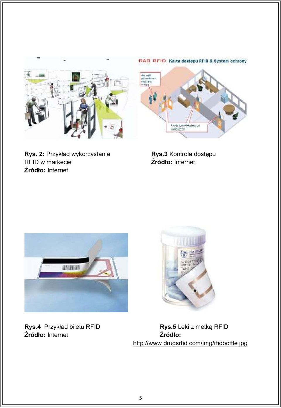 4 Przykład biletu RFID Źródło: Internet Rys.