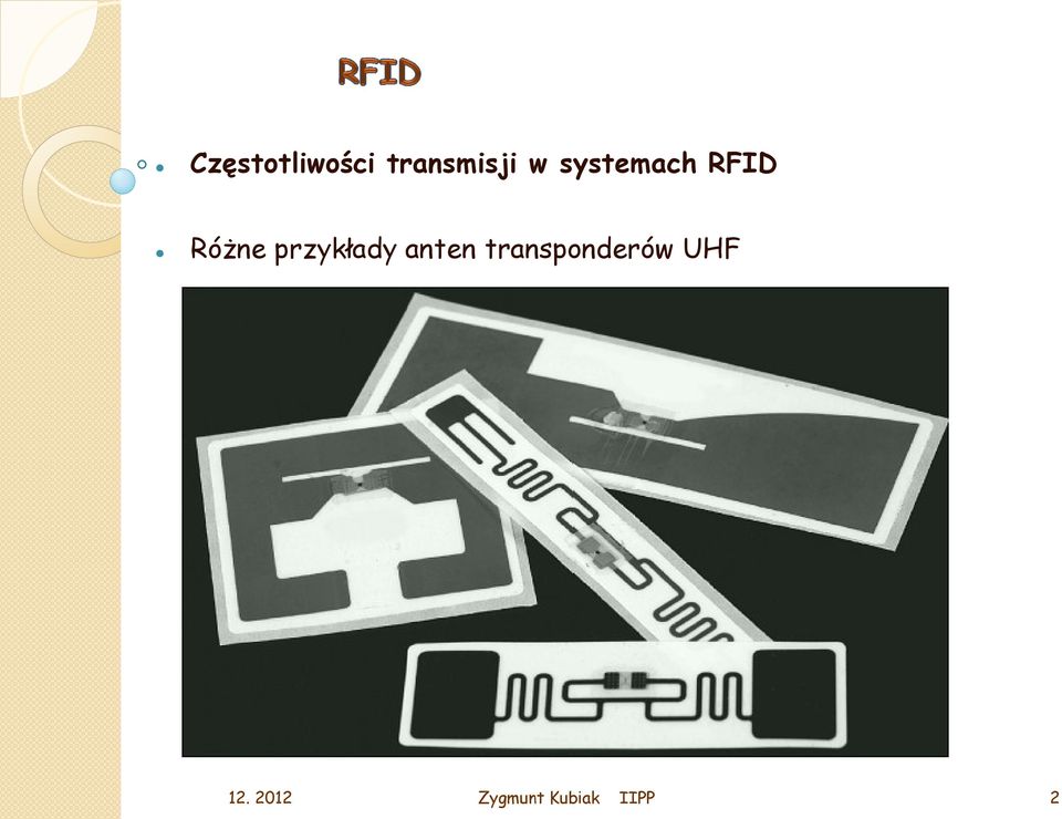 systemach RFID Różne