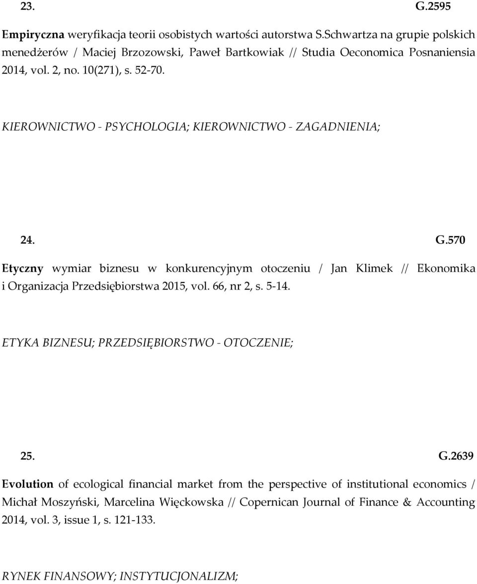 KIEROWNICTWO - PSYCHOLOGIA; KIEROWNICTWO - ZAGADNIENIA; 24. G.