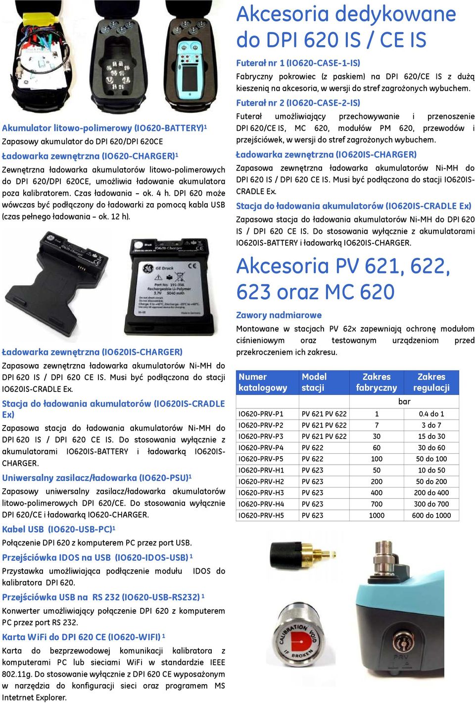 Ładowarka zewnętrzna (IO620IS-CHARGER) Zapasowa zewnętrzna ładowarka akumulatorów Ni-MH do DPI 620 IS / DPI 620 CE IS. Musi być podłączona do stacji IO620IS-CRADLE Ex.