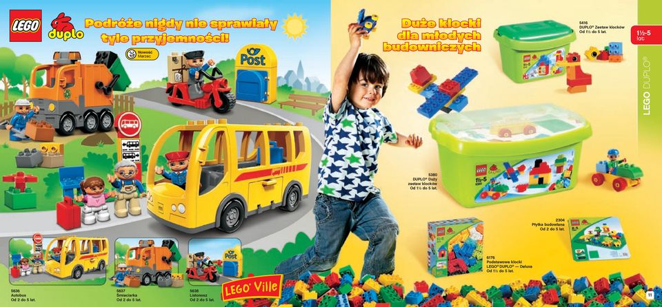 1½-5 LEGO DUPLO 5380 DUPLO Duży zestaw klocków Od 1½ do 5.